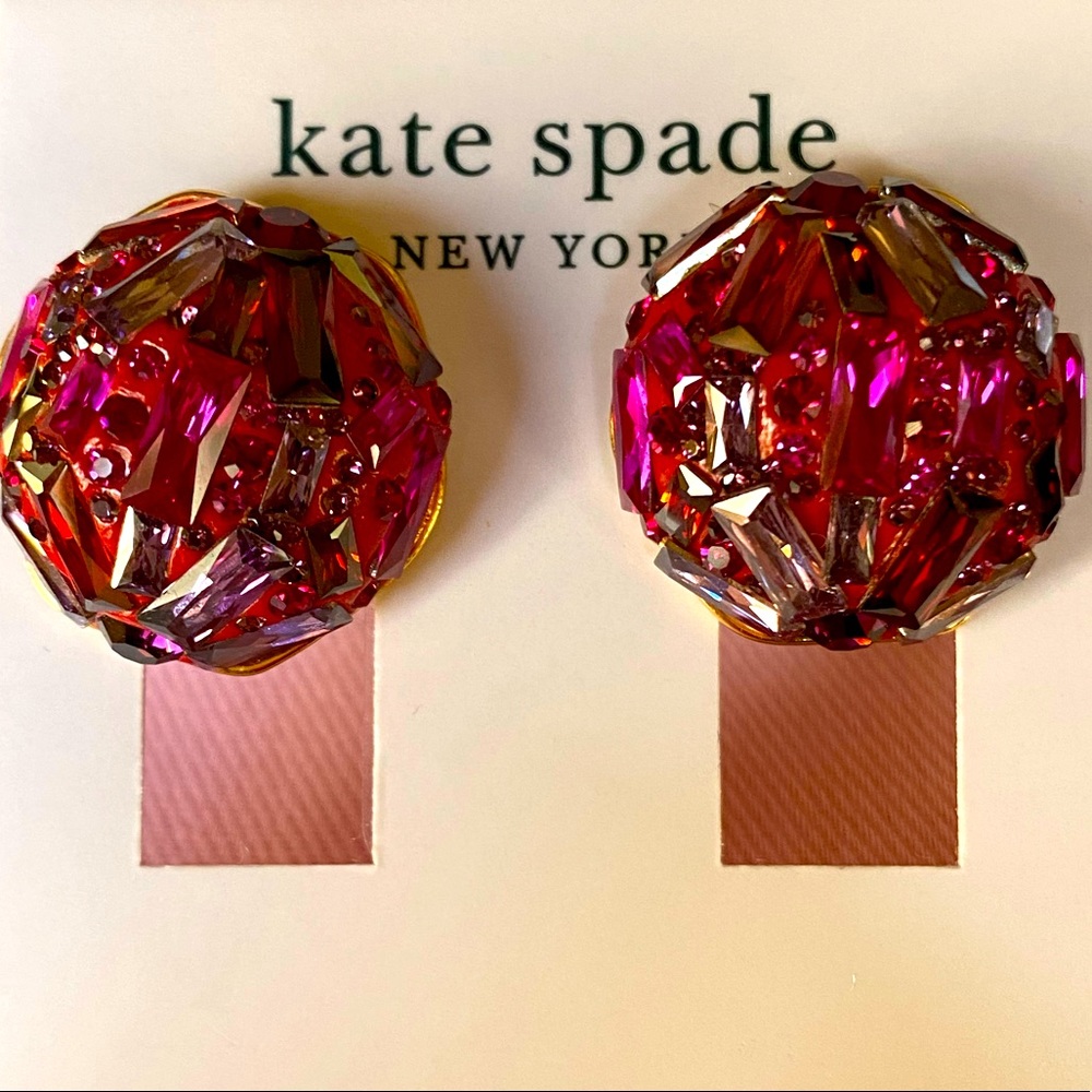 New kate spade Baguette Multicolored Stone Studs - Picture 6 of 11